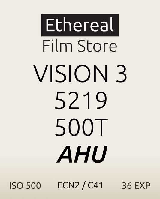 Ethereal Film Store Vision 3 500T AHU 5219 35 mm film 